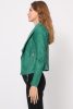 Nancy öcobőr dzseki, zöld L méretben