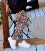Fashion by Nono leggings hosszú, fekete-barna ocelot mintás 2XL méretben