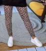 Fashion by Nono leggings hosszú, fekete-barna ocelot mintás 2XL méretben