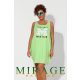 Mirage Maria nyitott hátú trikóruha, lime zöld