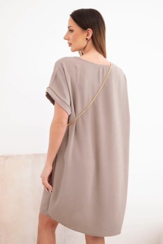 Jázmin ruha láncos táskával, fango