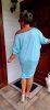 Fashion by Nono Incsucsu tunika, türkiz 4XL méretben
