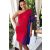 DressByRitual Írisz midi ruha, piros