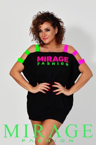 Mirage Shark pános tunika, fekete