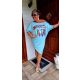 Fashion by Nono Incsucsu tunika, türkiz 5XL méretben