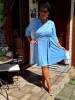 Fashion by Nono Lia ruha, kék 3XL méretben