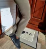 Fashion by Nono hosszú, pamut leggings, khaki L méretben