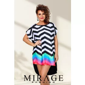 Mirage Como tunika, fekete-csíkos