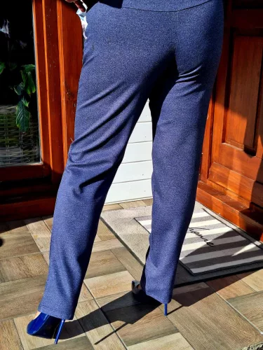 Fashion by Nono Heni nadrág, sötétebb farmerhatású 2XL méretben