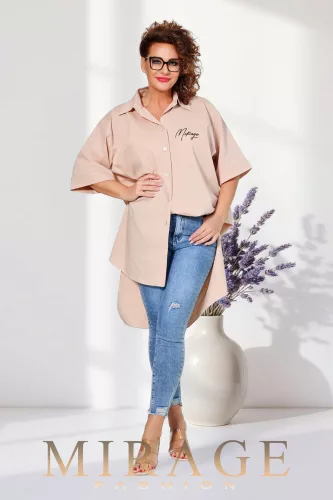 Mirage Elte bő ingtunika, bézs
