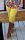 Fashion by Nono 3/4-es leggings, sárga 4XL