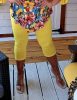 Fashion by Nono 3/4-es leggings, sárga 4XL