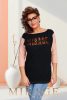 Mirage Wendy pamut felső, fekete-bézs