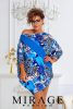Mirage Fashion Premier bő tunika, kék mintás