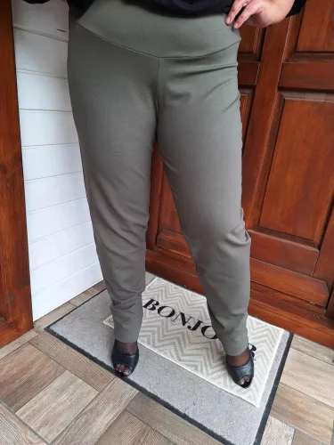 Fashion by Nono Heni nadrág, kheki 2XL méretben