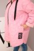 Golden steppelt átmeneti kabát, pink