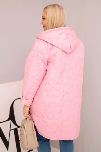 Golden steppelt átmeneti kabát, pink