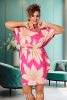 Mirage Sidney megkötős ruha, pink-virágmintás