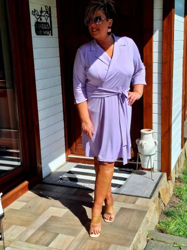 Fashion by Nono Lia ruha, levendula lila 3XL méretben