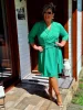 Fashion by Nono Lia ruha, zöld 4XL méretben