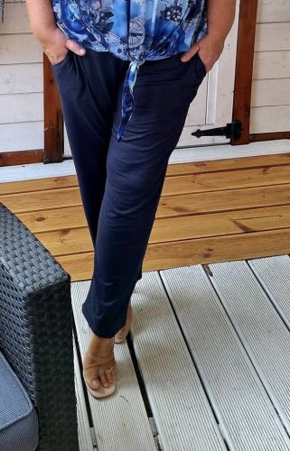 Fashion by Nono Léna nadrág, sötétkék 4XL méretben