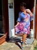 Fashion by Nono Gigi ruha, virágmintás XL méretben