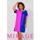 Mirage Sekina pamut ruha, pink-neon