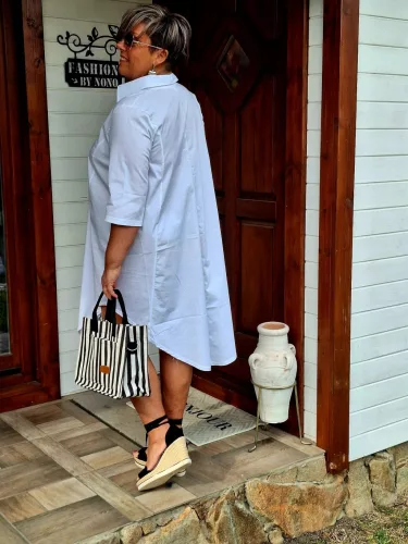 Fashion by Nono Track ingruha szteccs-vászon, fehér 4XL méretben