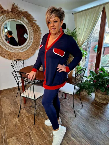 Fashion by Nono Amanda felső, sötétkék 2XL méretben