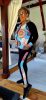 Fashion by Nono Xéna jogging szett, fekete-mintás 2XL méretben