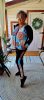 Fashion by Nono Xéna jogging szett, fekete-mintás 2XL méretben