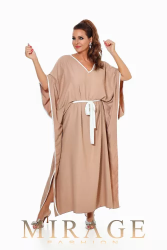 Mirage Gésa szatén szilk maxiruha, mogyoróbarna