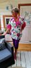 Fashion by Nono 3/4-es leggings, lila 5XL