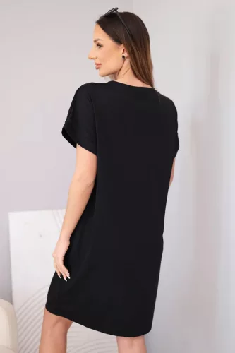 Glam ruha, fekete