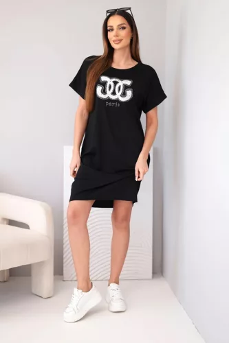 Glam ruha, fekete