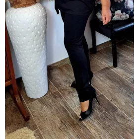 Fashion by Nono Heni nadrág, fekete 3XL méretben