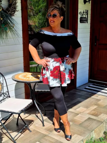 Fashion by Nono Anissza felső, fekete 4XL méretben