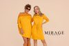 Mirage Fashion Song csipke betétes tunika, okker