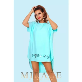 Mirage Izabelle szatén szilk tunika, óceán kék