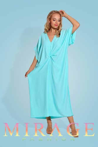Mirage Vaníilia szatén szilk maxiruha, ocean blue