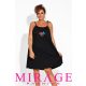 Mirage Africa laza pántos ruha, fekete