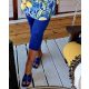 Fashion by Nono 3/4-es leggings, királykék 4XL