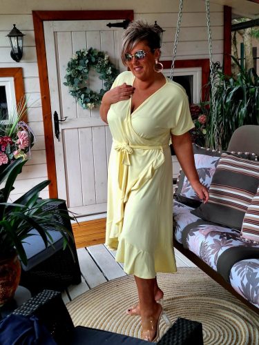 Fashion by Nono Wedding ruha, ananász 4XL méretben