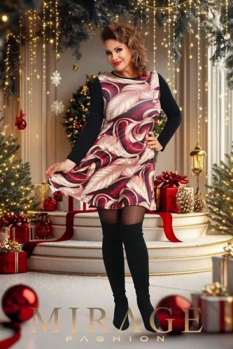 Mirage Manner ruha övvel, bordó-arany mintás