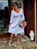 Fashion by Nono Tekla ruha, fehér 3XL méretben