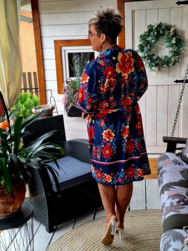 Fashion by Nono Ingruha, kék-mintás