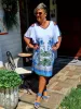 Fashion by Nono Apollónia ruha, mintás XL méretben ELŐRENDELHETŐ, ÉRKEZÉSE 05.28.