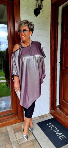 Fashion by Nono Vera tunika, mályva 2XL méretben