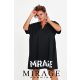 Mirage Fashion Minoretta puplin lezser tunika, fekete