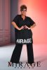 Mirage Fashion Minoretta puplin lezser tunika, fekete